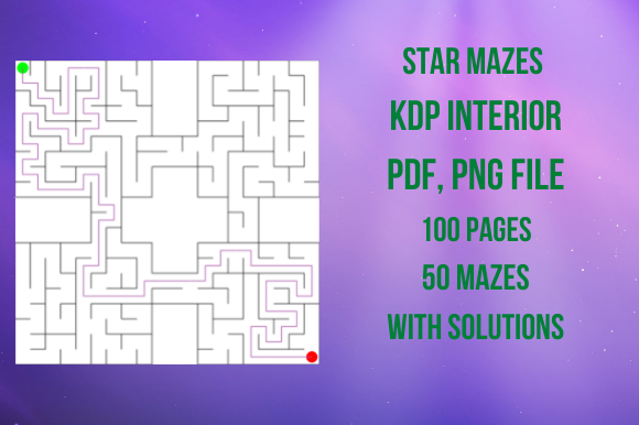 Download Mazes for KDP Activity Interior - Kdp Collection