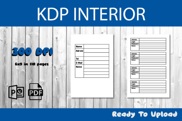 Download Password KDP Interior - Ready to Upload - Kdp Collection