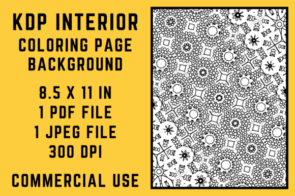 Download KDP Interior Coloring Page Background 32 - Kdp Collection