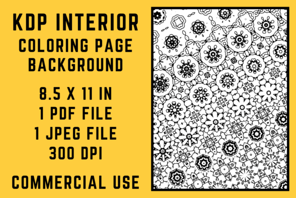 Download KDP Interior Coloring Page Background 35 - Kdp Collection