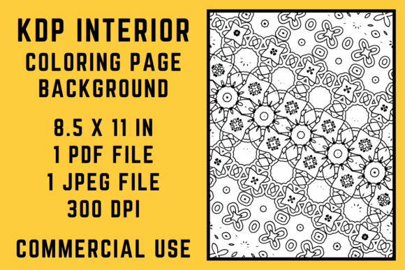 Download KDP Interior Coloring Page Background 36 - Kdp Collection