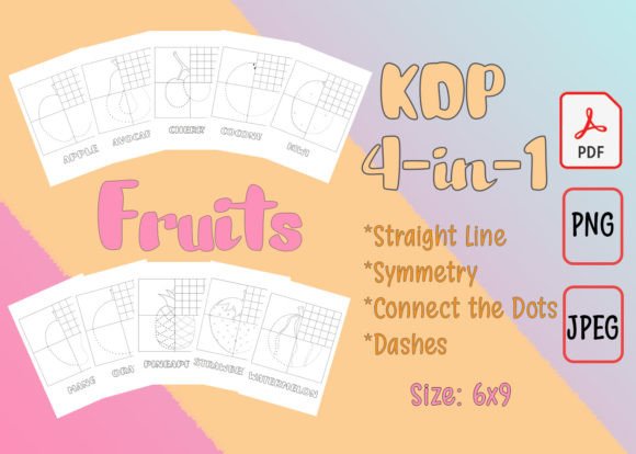 Download Fruit KDP Interior Coloring Activity - Kdp Collection