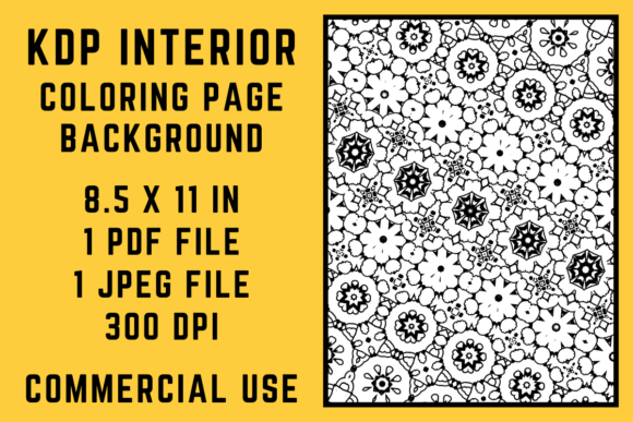 Download KDP Interior Coloring Page Background 30 - Kdp Collection