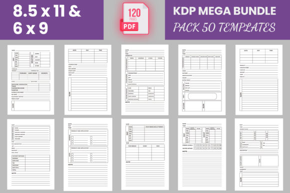 Download KDP Interior Editable Bundle - Kdp Collection