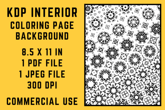 Download KDP Interior Coloring Page Background 26 - Kdp Collection