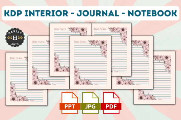 Download KDP Interior , Daily Notes Papers - Kdp Collection