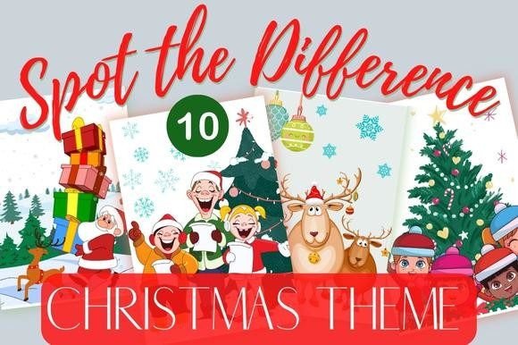 Download Spot the Differences Xmas Kids Activity - Spot the differences Collection