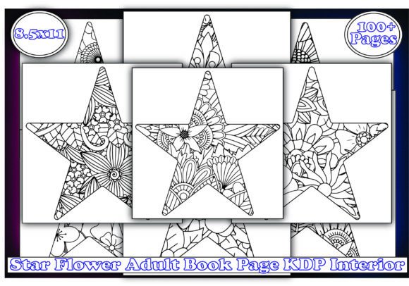 Download 100+ Star Flower Adult Book KDP Interior - Kdp Collection
