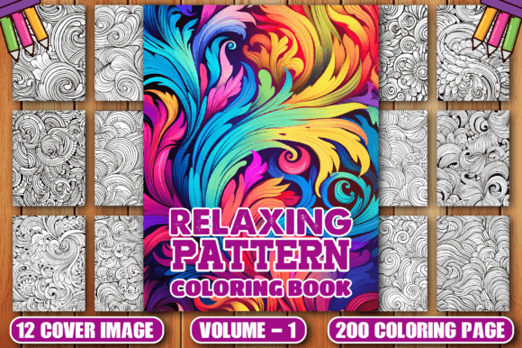 Download 200 Relaxing Pattern Coloring Pages -KDP - Kdp Collection