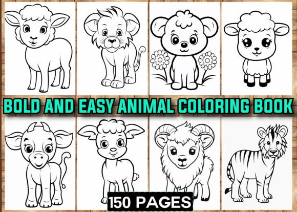 Download Bold and Easy Animal Coloring Pages KDP - Kdp Collection