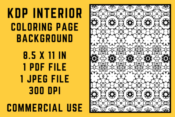Download KDP Interior Coloring Page Background 25 - Kdp Collection