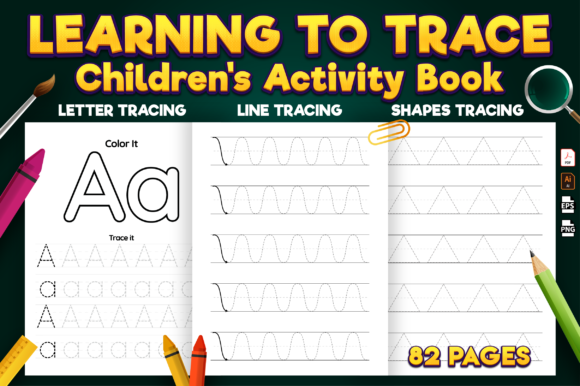 Download Learning to Trace Kids Activity Book-Kdp - Kdp Collection