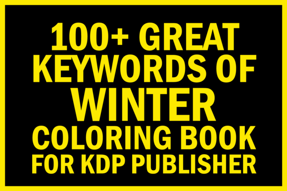 Download Winter Coloring Book Keywords for KDP - Kdp Collection