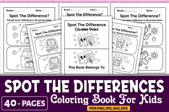 Download Spot the Differences Book for Kids - Spot the differences Collection