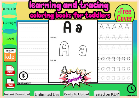 Download Learning &amp; Tracing Coloring Books KDP - Kdp Collection