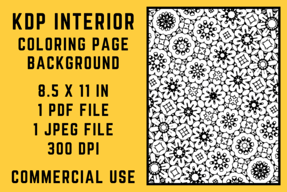 Download KDP Interior Coloring Page Background 28 - Kdp Collection