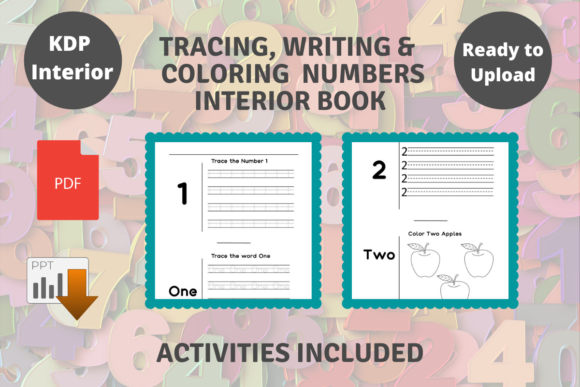 Download KDP Tracing, Writing &amp; Coloring Numbers - Kdp Collection