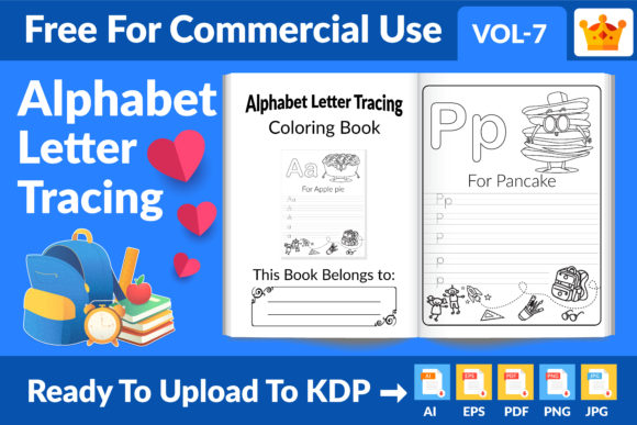 Download Alphabet Letter Tracing KDP Interior V07 - Kdp Collection