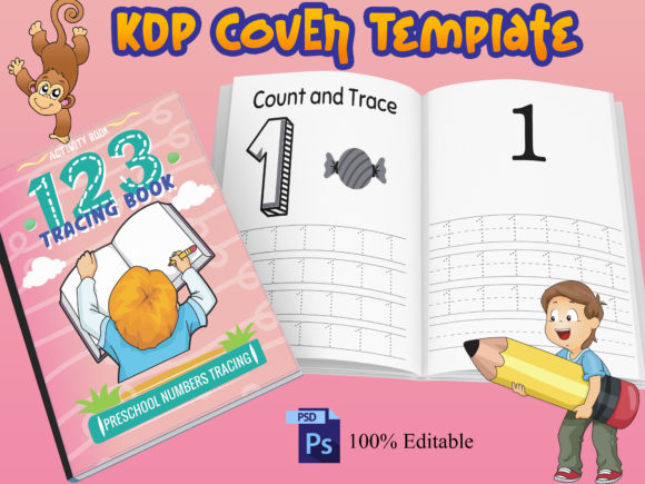 Download ABC 123 Cover Template Kdp Interior - Kdp Collection