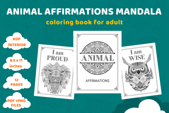 Download Animal Affirmations Coloring Book - Premium Resources