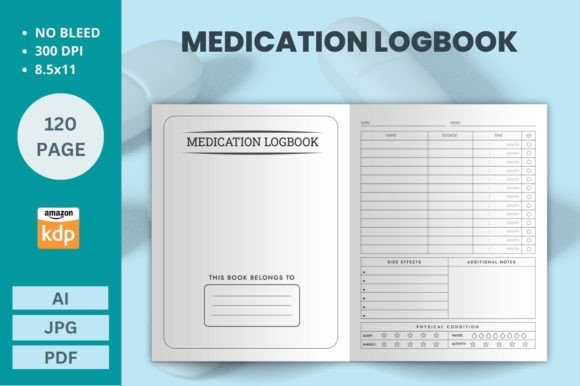 Download Medication Tracker Kdp Interior - Kdp Collection