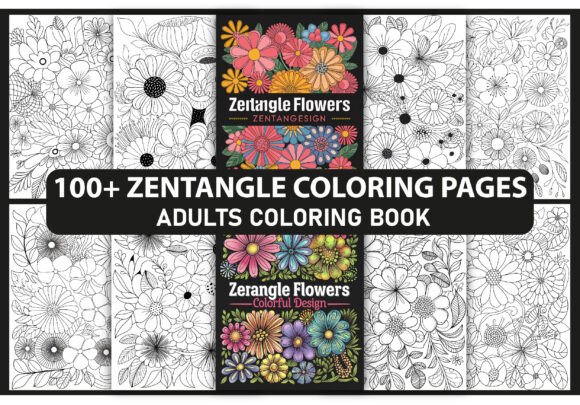 Download 100+ Zentangle Coloring Pages Bundle-KDP - Kdp Collection