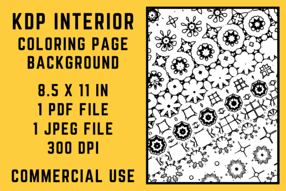 Download KDP Interior Coloring Page Background 34 - Kdp Collection