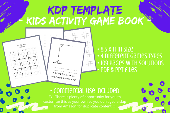 Download KDP Interior – Kids Activity Game Book - Kdp Collection