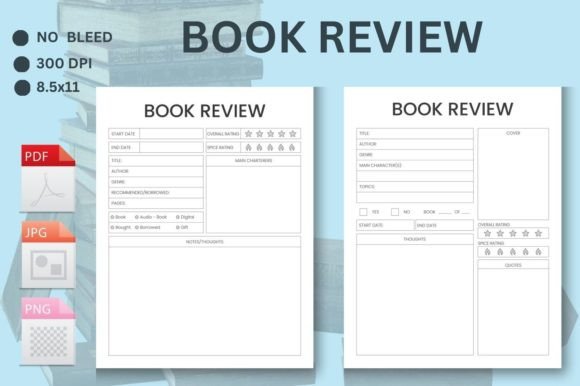 Download Book Review Printable – KDP Interior - Kdp Collection