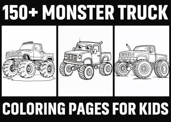 Download 150+ Monster Truck Coloring Pages - KDP - Kdp Collection