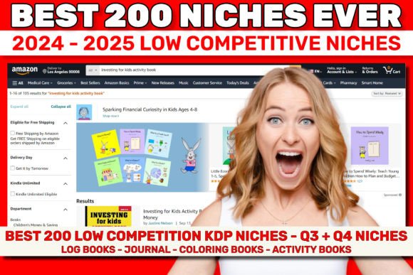 Download +200 KDP NICHES LOW COMPETITIVE KEYWORDS - Kdp Collection