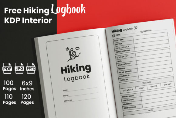 Download Free Hiking Logbook - KDP Interior - Kdp Collection