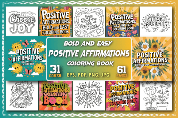 Download Positive Affirmation Coloring Pages - Premium Resources