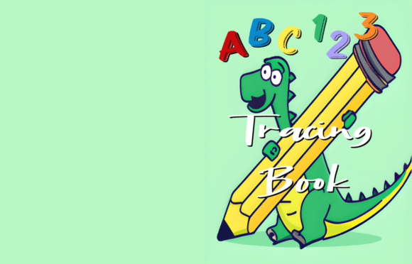 Download Dino Abc 123 Tracing Book Cover Kdp - Kdp Collection