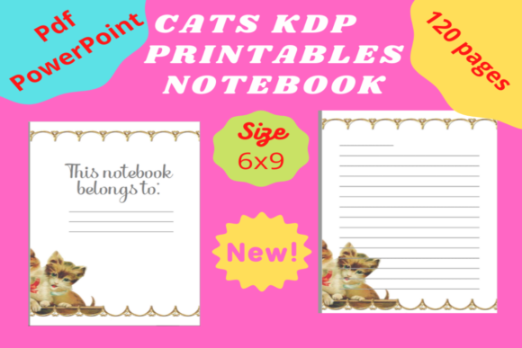 Download Cats Kdp Printables Notebook - Kdp Collection