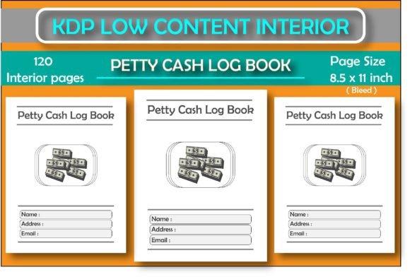Download Petty Cash Log Book for KDP Low Content - Kdp Collection