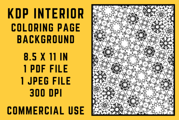 Download KDP Interior Coloring Page Background 27 - Kdp Collection
