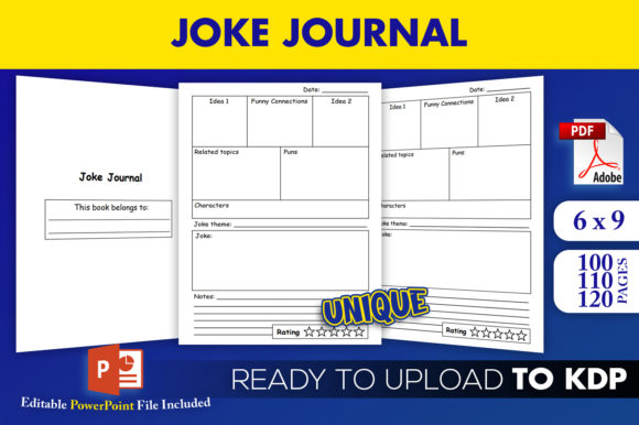 Download Joke Journal | KDP Interior Editable&nbsp; - Kdp Collection